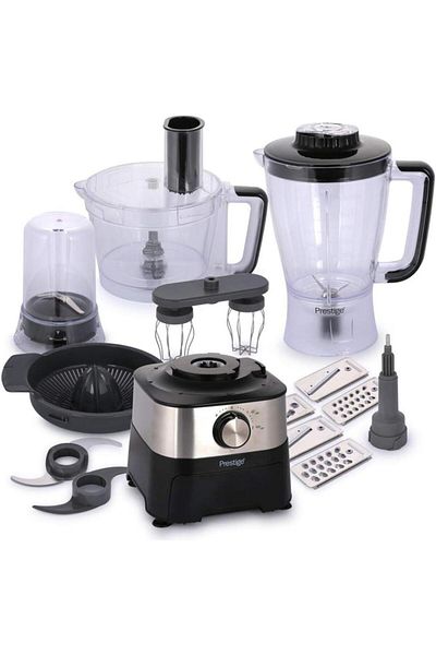 Prestige محضر طعام PR7517 بقوة 800 واط، أسود/شفاف/فضي