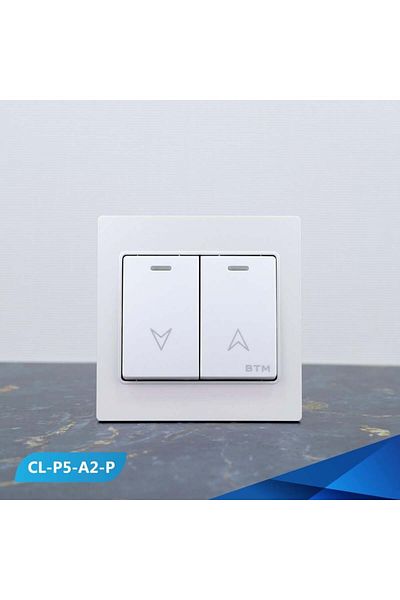 Btm Color curtain shutter switch, Pearl gold- 100 pieces
