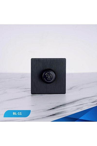 Btm Wooden Black Piano Fan Dimmer switch- 6 pieces