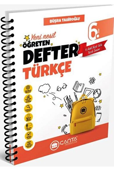 Çanta Yayınları 6. Sınıf Türkçe Okula Yardımcı Öğreten Defter 2025