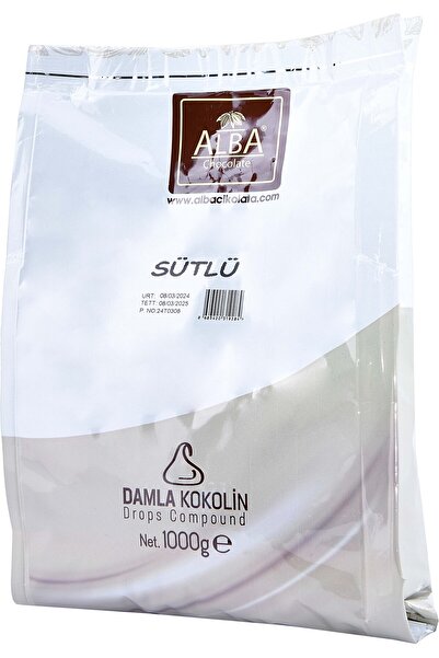 Alba Sütlü Damla Kokolin 1000 gr