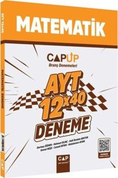 Çap Yayınları Çap AYT Matematik 12 x 40 Up Deneme Parlayan Proje Ayraç Hediye