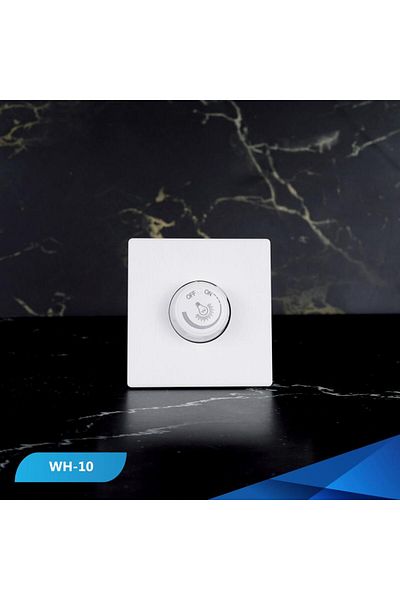 Btm 630W Lamp Dimmer Switch Wooden White Piano- 6 pieces