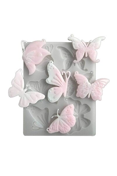 TT Tahtakale Toptancıları Epoksi Reçine Silikon Kalıp Çoklu Kelebek Figürleri...