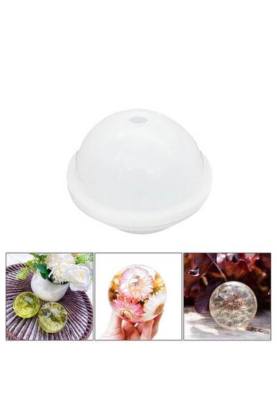 Eminonutoptanci Epoksi Reçine Silikon Kalıp Küre Kalıbı Beton Taş Tozu Yuvarl...