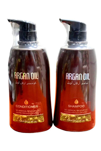 Argan Oil شامبو 750 وبلسم 750 مل