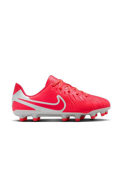Nike Red Young Grass Floor Football Boots - Jr Tiempo Legend 10 Club Fg/Mg