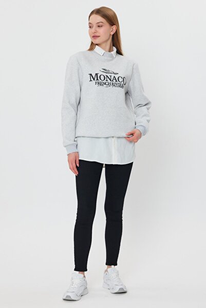 ALEXANDERGARDI Hanorac cu fleece în interior și detaliu imprimat (E24-00174)