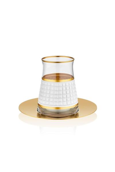 Glore TARABYA BEYAZ OSCAR TEK KİŞİLİK ÇAY SETİ