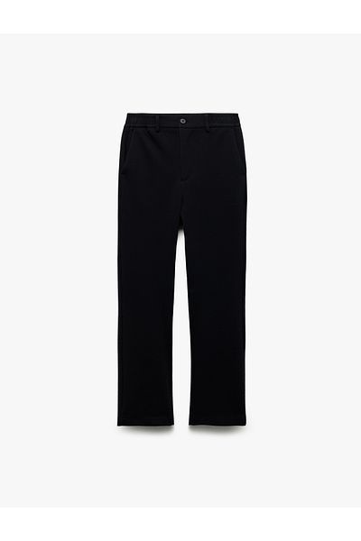 Koton Regular Waist Pocket Detailed Buttoned Chino Trousers