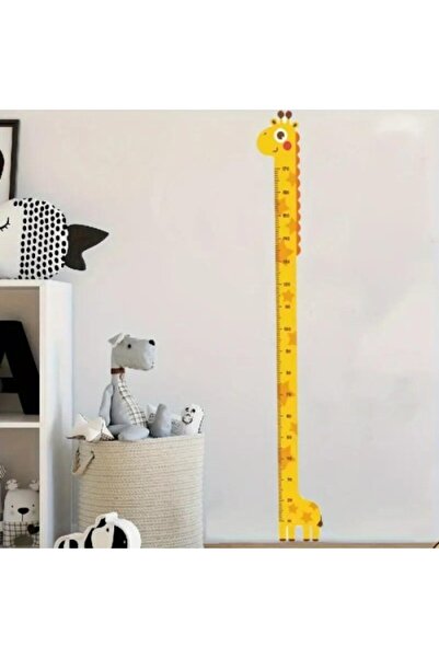 HerEveOyuncak Sevimli Sarı Zürafa Boy Ölçüsüü Stickker (z5)