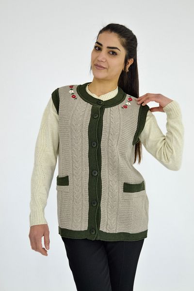 Sementa Double Color Knitwear Vest
