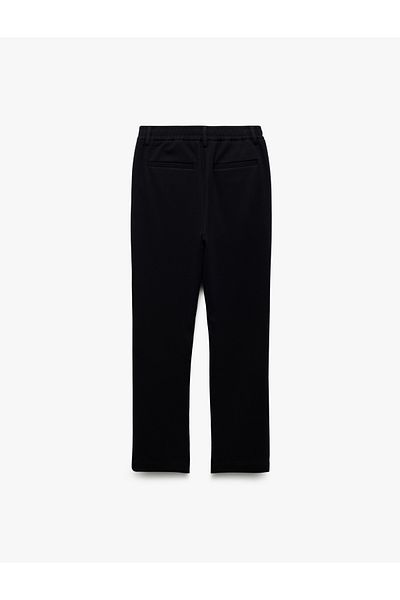 Koton Regular Waist Pocket Detailed Buttoned Chino Trousers