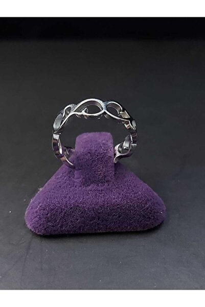 sarıyer silver القلب والإنفينية التصميم الحديث الحب موضوع بدون حجر الصلب قابل للتعديل اصبع القدم واليد المشتركة الدائري