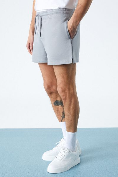 GRIMELANGE Luci Men's Regular Grey Shorts