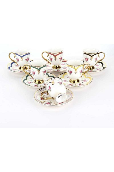 MİEN Mien Porcelain 6-Person Cup Set 0363