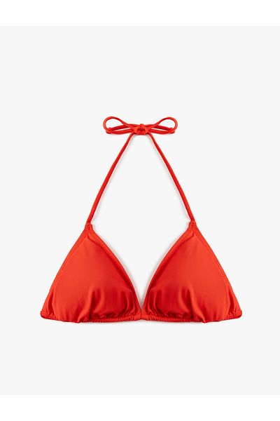 Koton Drawstring Triangle Bikini Top