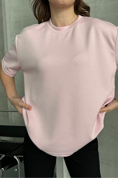 macharel jeans Υφασμάτινο κοντομάνικο μπλουζάκι Oversize Mold Oys