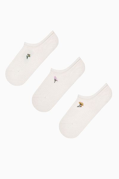 Penti Tiny Flowers 3-teilige Sneaker-Socken