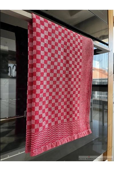 Kamdu 4 Pieces 40X60 Checkered Napkin - Kitchen Towel, Luxury Kitchen Towel, Presentation Napkin