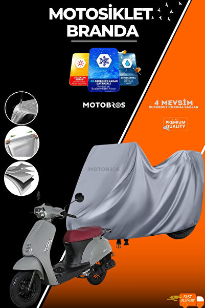 Motobros ThermoGuard-X Motosiklet Brandası Kuba Bluebird Su-Toz Geçirmez KALIN Motor Branda Motor Çadırı