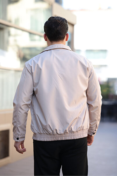 Mero Life Чоловічий водонепроникний та вітрозахисний оверсайз-пальто з еластичним поясом та підкладкою