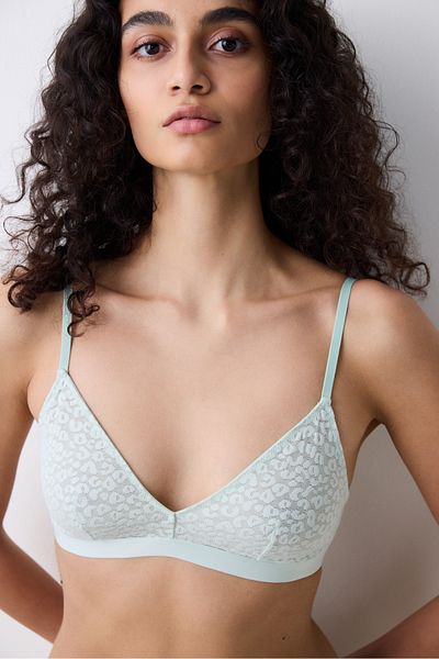 Penti Triangle Lace Mintgrüner BH