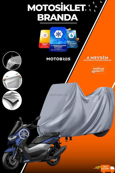 Motobros ThermoGuard-X Motosiklet Brandası Yamaha Nmax (EN KALIN) Kumaş Ömürlük Kullanım (TOKALI)