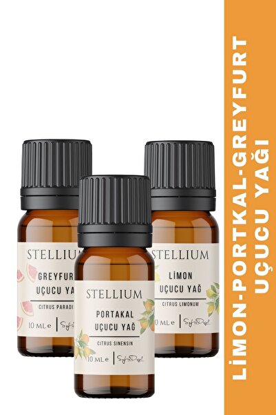 STELLIUM مجموعة الزيوت العطرية المكونة من 3 قطع من Citrus Garden - نقية وطبيع...