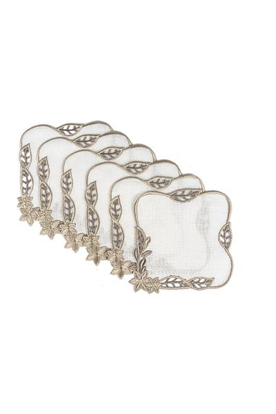 Mikasa Moor Eva 6-Piece Coasters 15cm