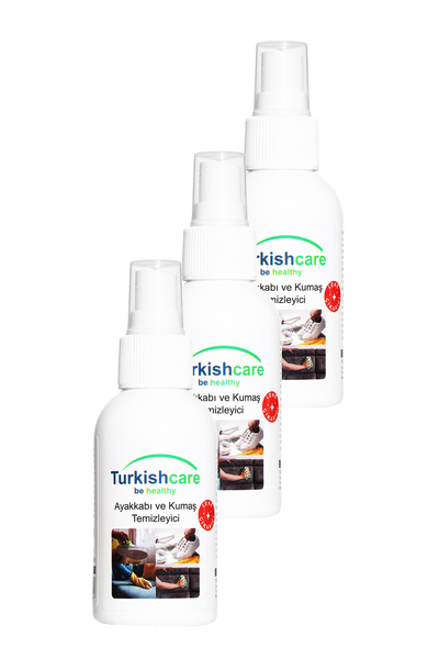 Turkishcare Ayakkabı ve Kumaş Temizleme Spreyi 100 Ml. Üçlü Set