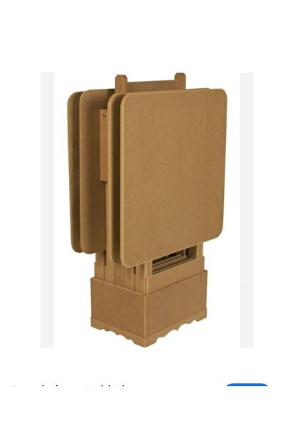 Tekbir Kare Düz Kenar Dörtlü Çanta Zigon Sehpa