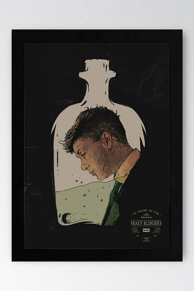 Saturn Peaky Blinders Framed Painting - Tv Series Poster Painting
