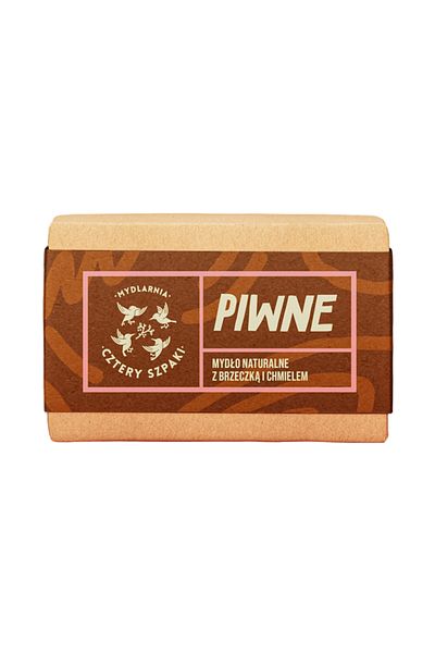CZTERY SZPAKI CZTERY SZPAKI - Přírodní pivní mýdlo s mladinou a chmelem, 110g