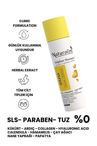 Naturaline Sülfax Kükürt Şampuan 200ml