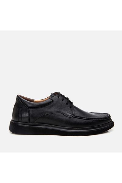 Hotiç Genuine Leather Black Men's Casual Shoes
