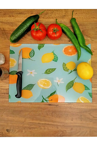 CONCEPT CAM لوح تقطيع زجاجي، 25 × 35 سم، 4 مم