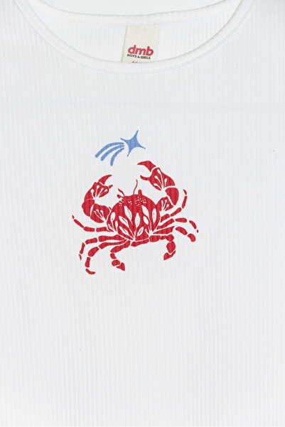 DMB BOYS & GIRLS Спідниця з принтом рака, хвилястий край, боді для дівчинки