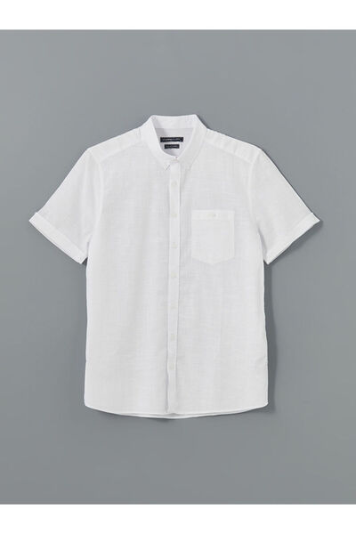 LC Waikiki Quality Parts from Celebi Store |   Regular Fit Linen Blend Men's Shirt