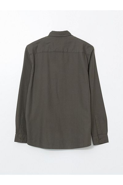 LC Waikiki SOUTHBLUE Koszula męska z długim rękawem Slim Fit