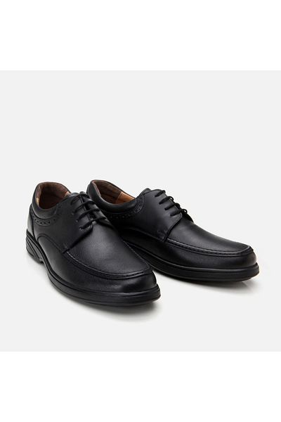 Hotiç Genuine Leather Black Men's Casual Shoes