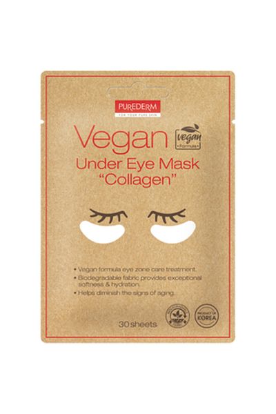 Purederm vegan eye patches with collagen 30 pcs.