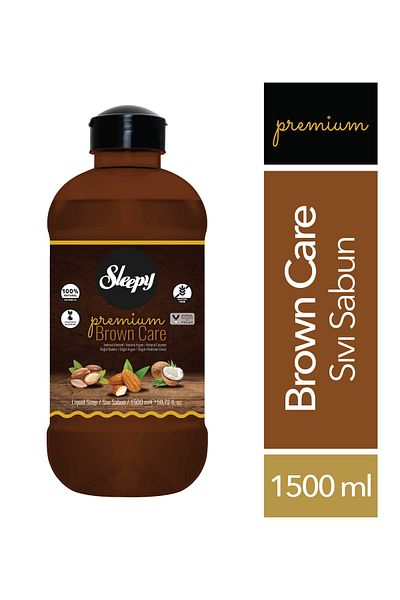 Sleepy Premium Brown Care Liquid Soap 1500 Ml