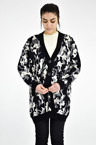 Tuğra Камуфляж Desenli Трикотажна куртка