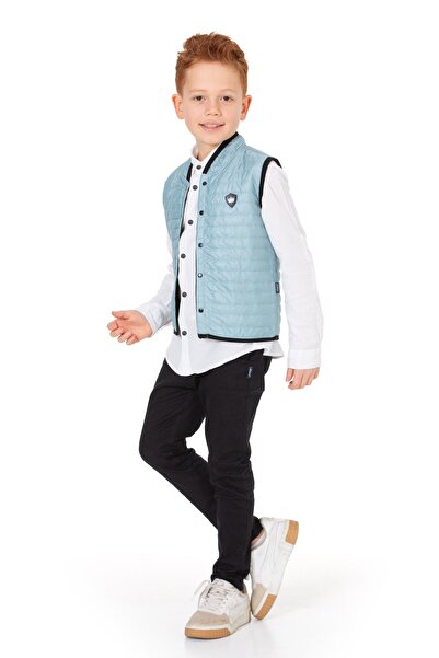 e-çocuk 3 Piece Fashion Armali Vest Set - Woven 3130
