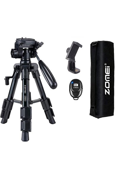Coverzone Zomei Q100 Tam Profesyonel Tripod Kaliteli Alüminyum Taşınabilir Tr...