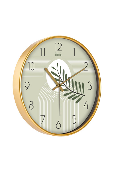 EMORES 30 Cm Gerçek Cam Sessiz Mekanizma Duvar Saati