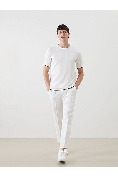 LC Waikiki New Season Standard Fit Linen Look Men's Trousers - S5G166Z8