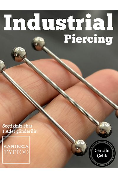 Karınca Piercing 316L Anti-Tarnish Surgical Steel - Industrial Bridge Piercing