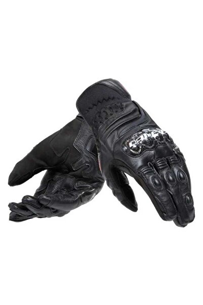 Dainese Eld/carbon 4 Short Lthr Gloves Black Black